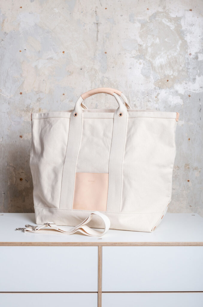 Hender Scheme Mens Functional Tote Bag - Beige | Garmentory