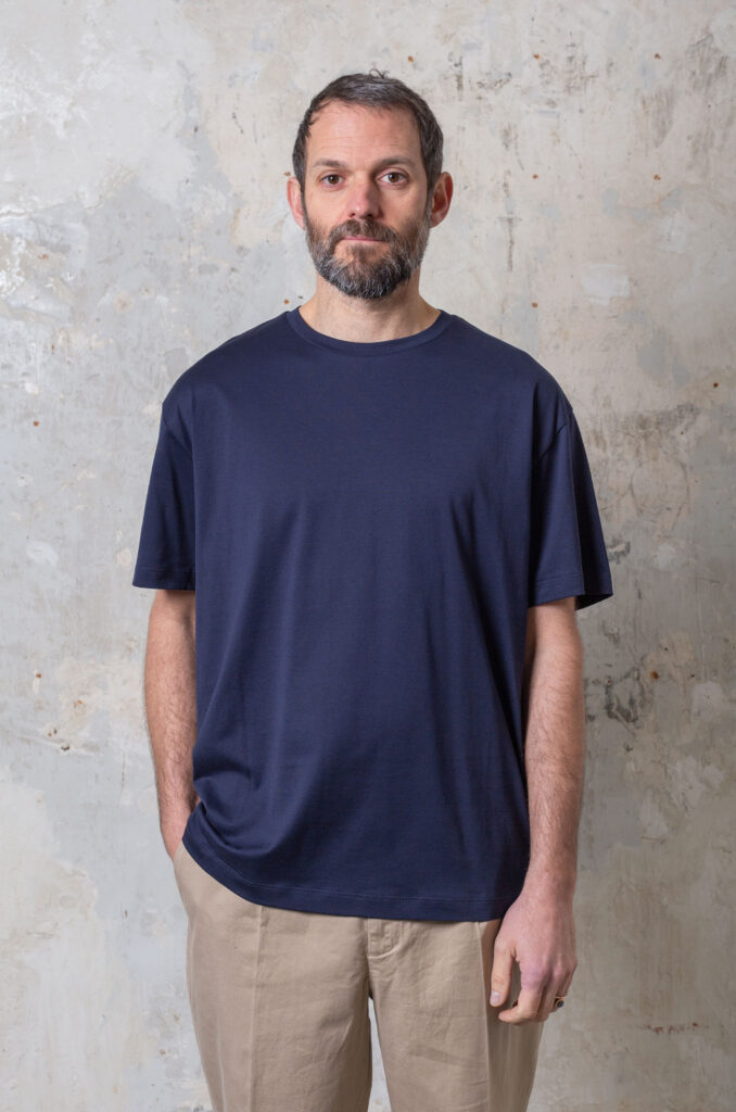 Tシャツ・カットソー ROBERTO COLLINA Women Tops T32021 10 blue Roberto Collina - Girocollo MC Comfy RN51121 - Navy - RENDEZ