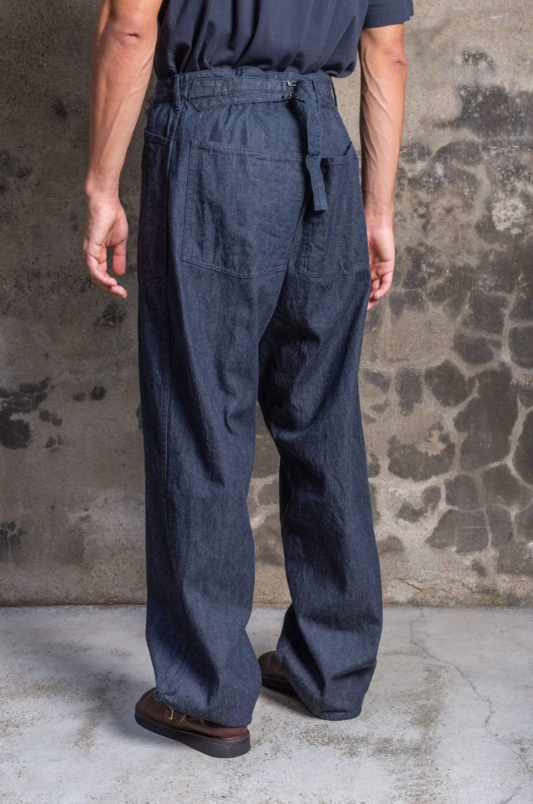 Kaptain Sunshine 35 Backleback Baker Pants Brown One Wash