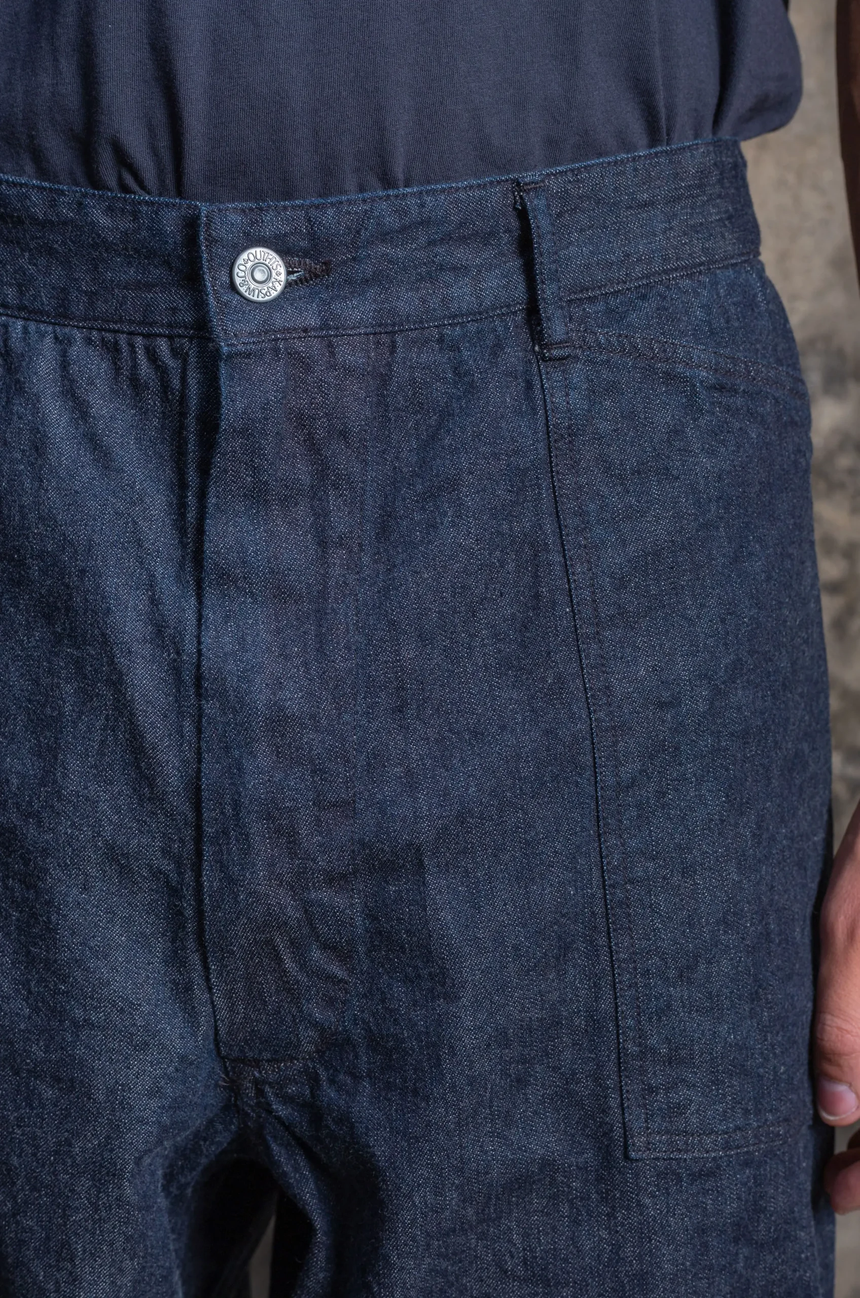Kaptain Sunshine - Baker Pants Indigo One Wash - Rendez-Vous