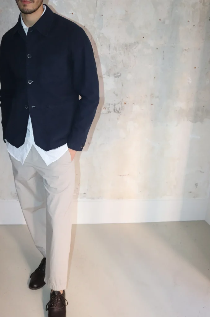 Tシャツ・カットソー BARENA FW25 'Visal' overshirt (OSU53000478 390) BARENA Visal Wool Overshirt for Men | MR PORTER