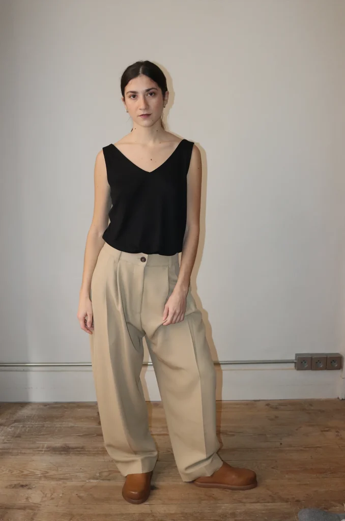 Studio Nicholson - Acuna Double Pleat Front Pant Sand