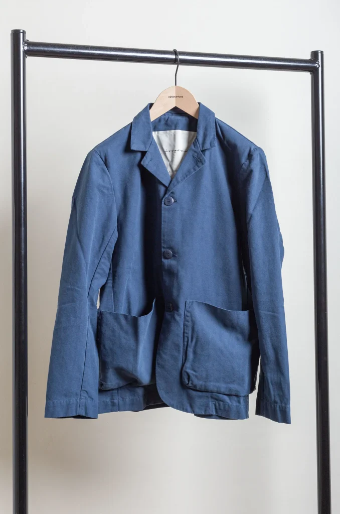 The Bookbinder Single Breasted Unisex Jacket. Cotton