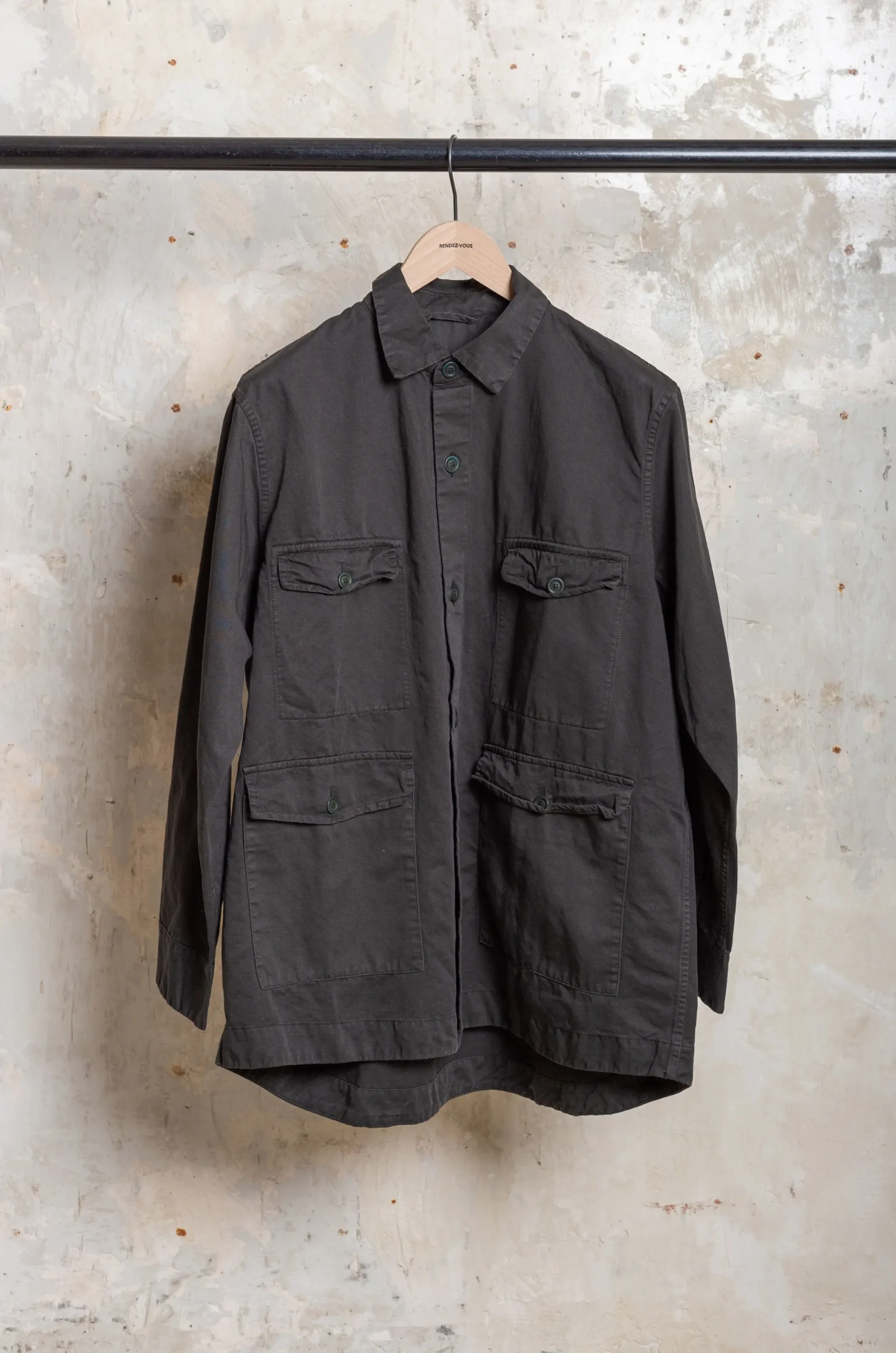 Casey Casey - Brigade Jacket Military Twill Dark Khaki
