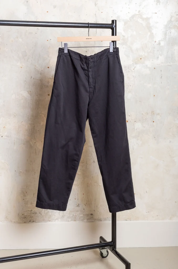 Casey Casey - Jude Pant Military Twill Black - Rendez-vous Store