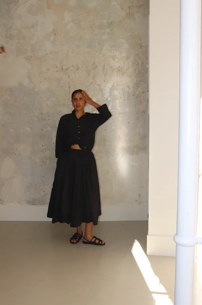 ALBUM DI FAMIGLIA ロングスカート Album Di Famiglia - Pleated Long Skirt TC Cream - Rendez