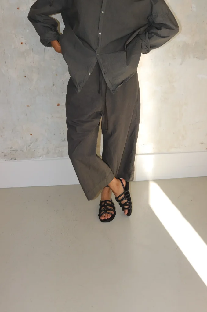 Album Di Famiglia - Wide & Short Trousers TC Antracite - Rendez