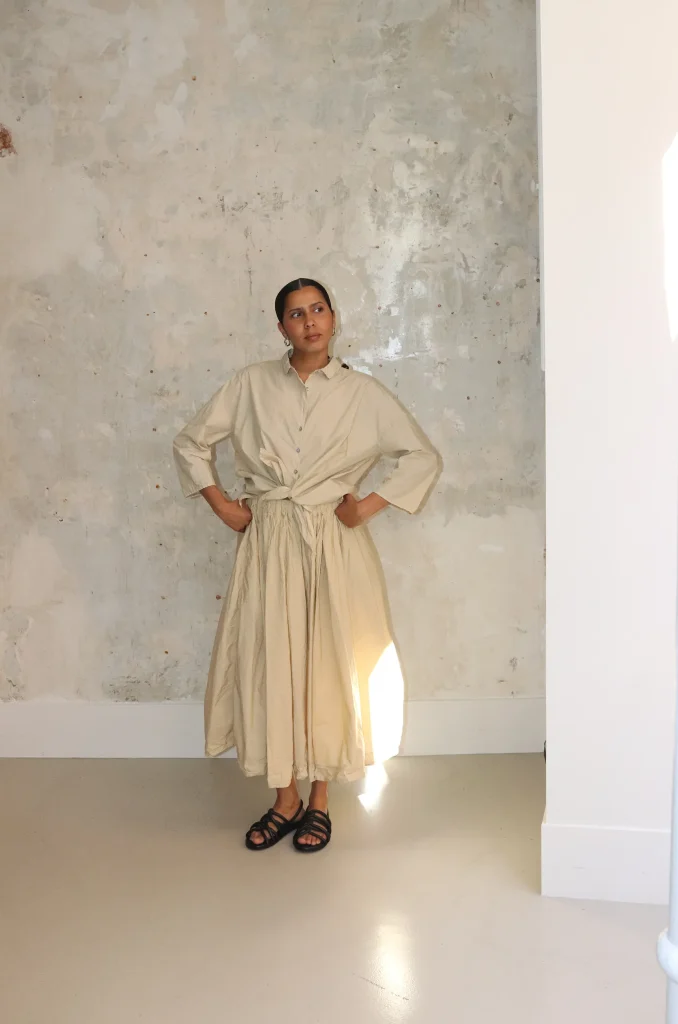 Album Di Famiglia - Short Collar Shirt TC Cream - Rendez-vous Store