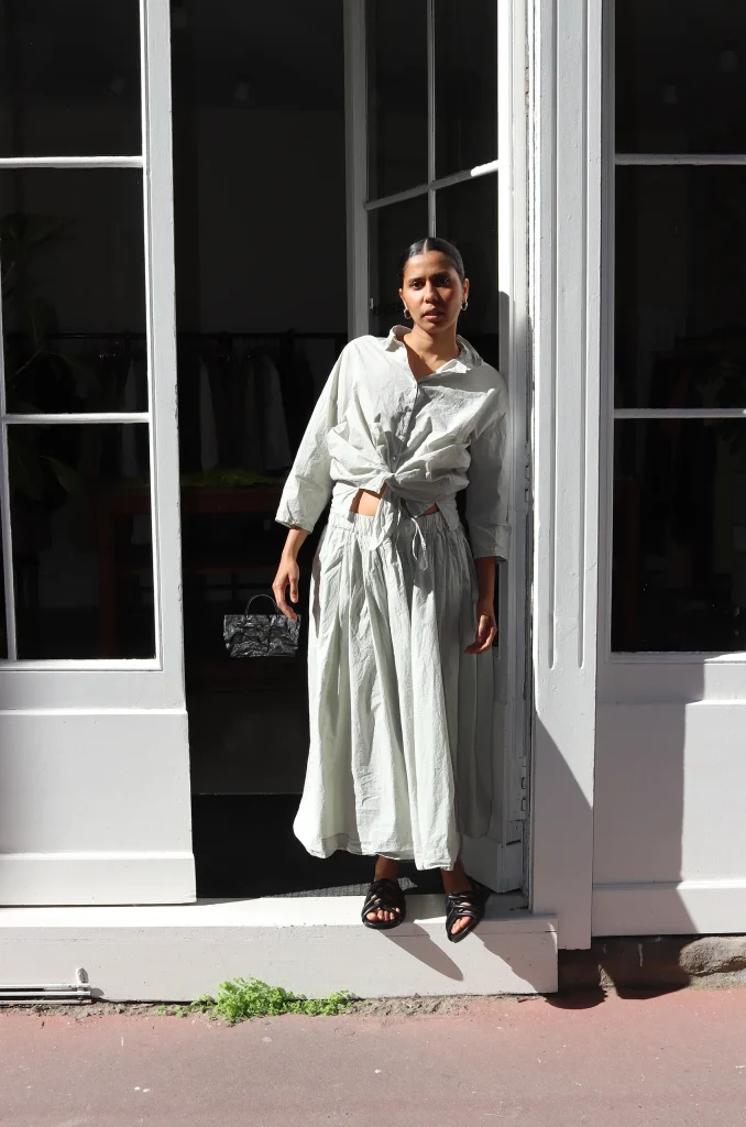 albumdifamiglia カットソー Album Di Famiglia - Women Short Collar