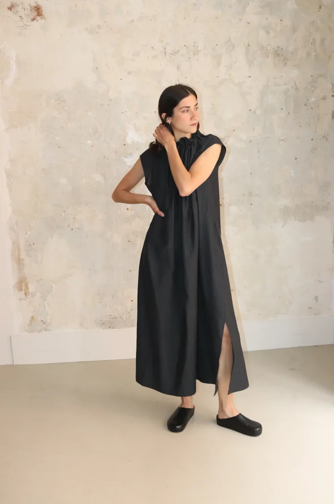 Toogood The Magician Dress Charcoal