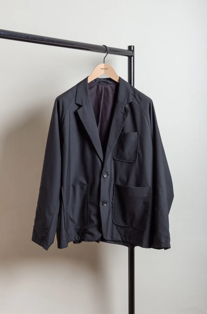 Sillage ウール コート charcoal grey WOOL COAT City Coat, Charcoal | Down-Lined Waterproof Cashmere Wool