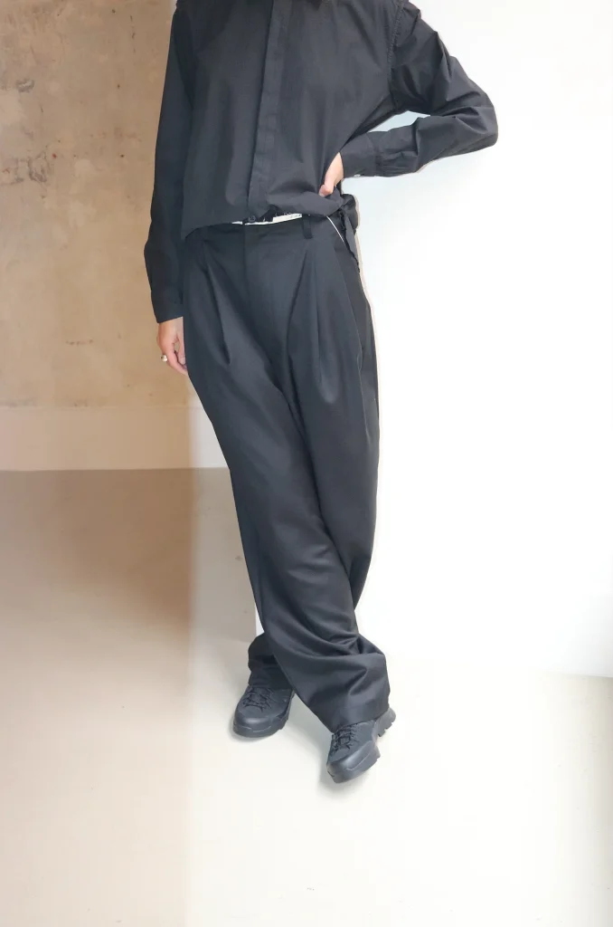 CAMIEL FORTGENS casual suit ブラック スラックス CAMIEL FORTGENS Suit Pants Black