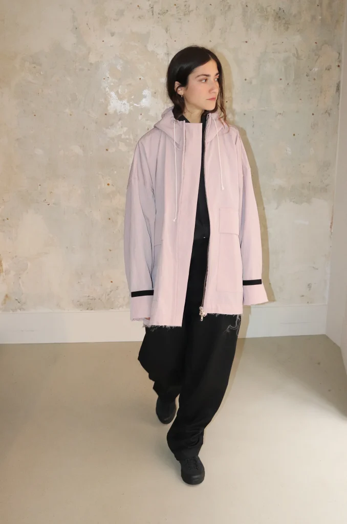 ＜CAMIEL FORTGENS＞ OUTDOOR JACKET Camiel Fortgens XXL Outdoor Jacket in Pink Curated at Jake