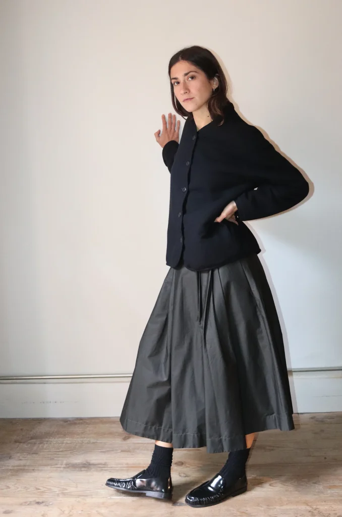 Casey Casey Anarchic Skirt 23FJ186 Dark Khaki