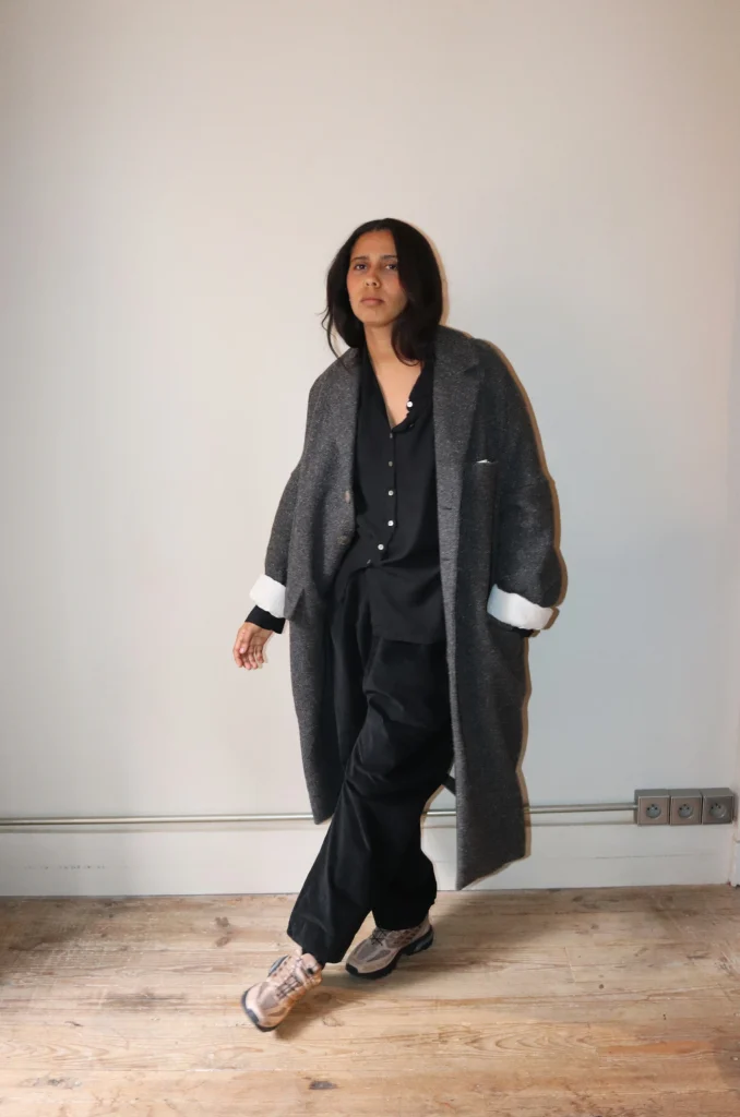 Album Di Famiglia Women Loose Coat HW Pepper