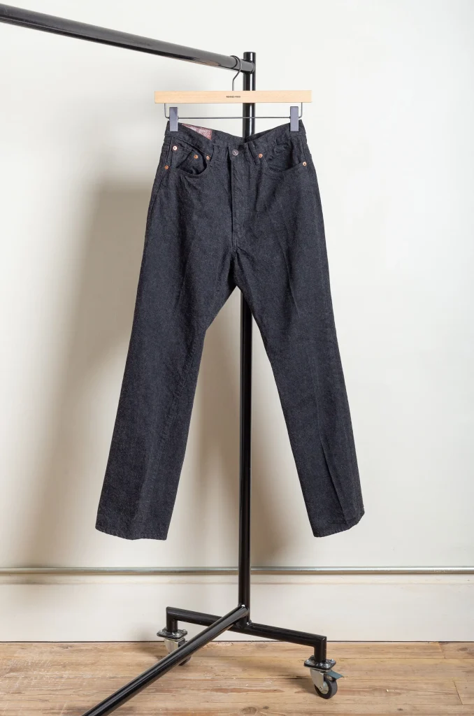 Kaptain Sunshine Skate Shoescut Denim Pants Black One Wash