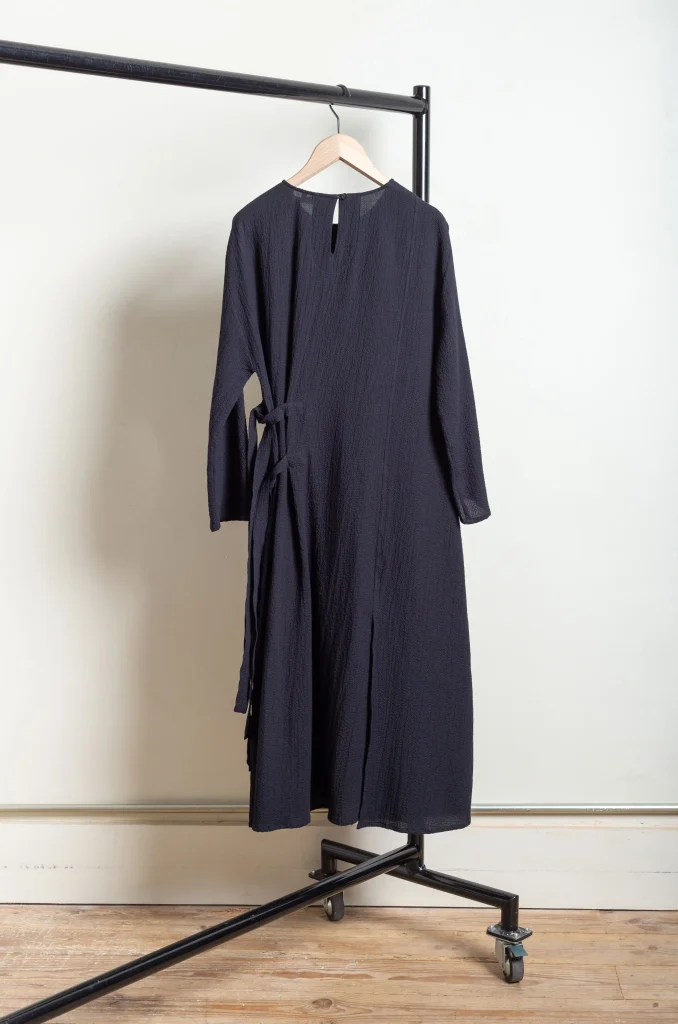 knee length dresses for ladies Fog Linen Work Nagisa Dress, Nuit main image 0