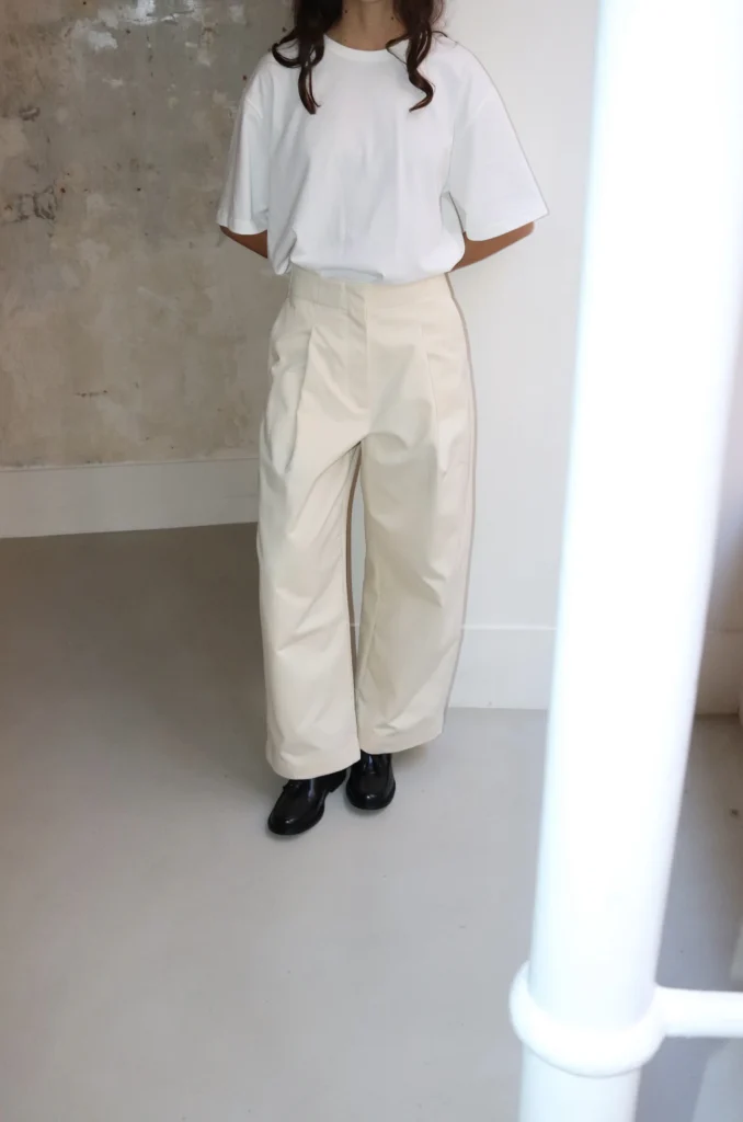 Studio Nicholson Dordoni SNW-1616 Peached Cotton Twill Pants