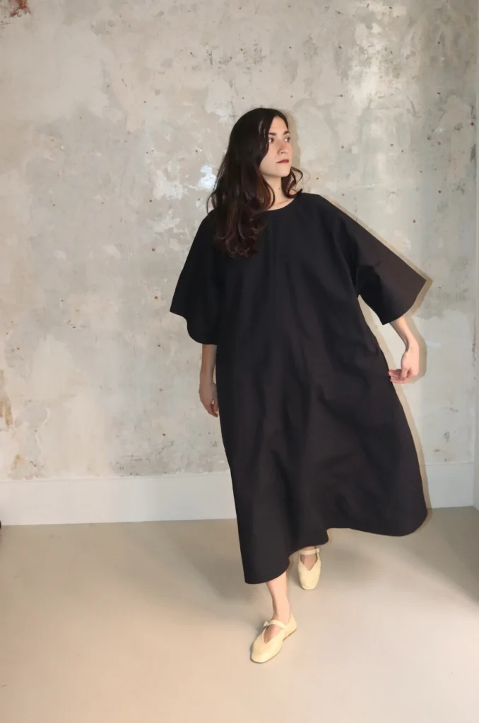 Sofie D'Hoore DOHA COZE A-Shape Shortsleeve Dress Midnight