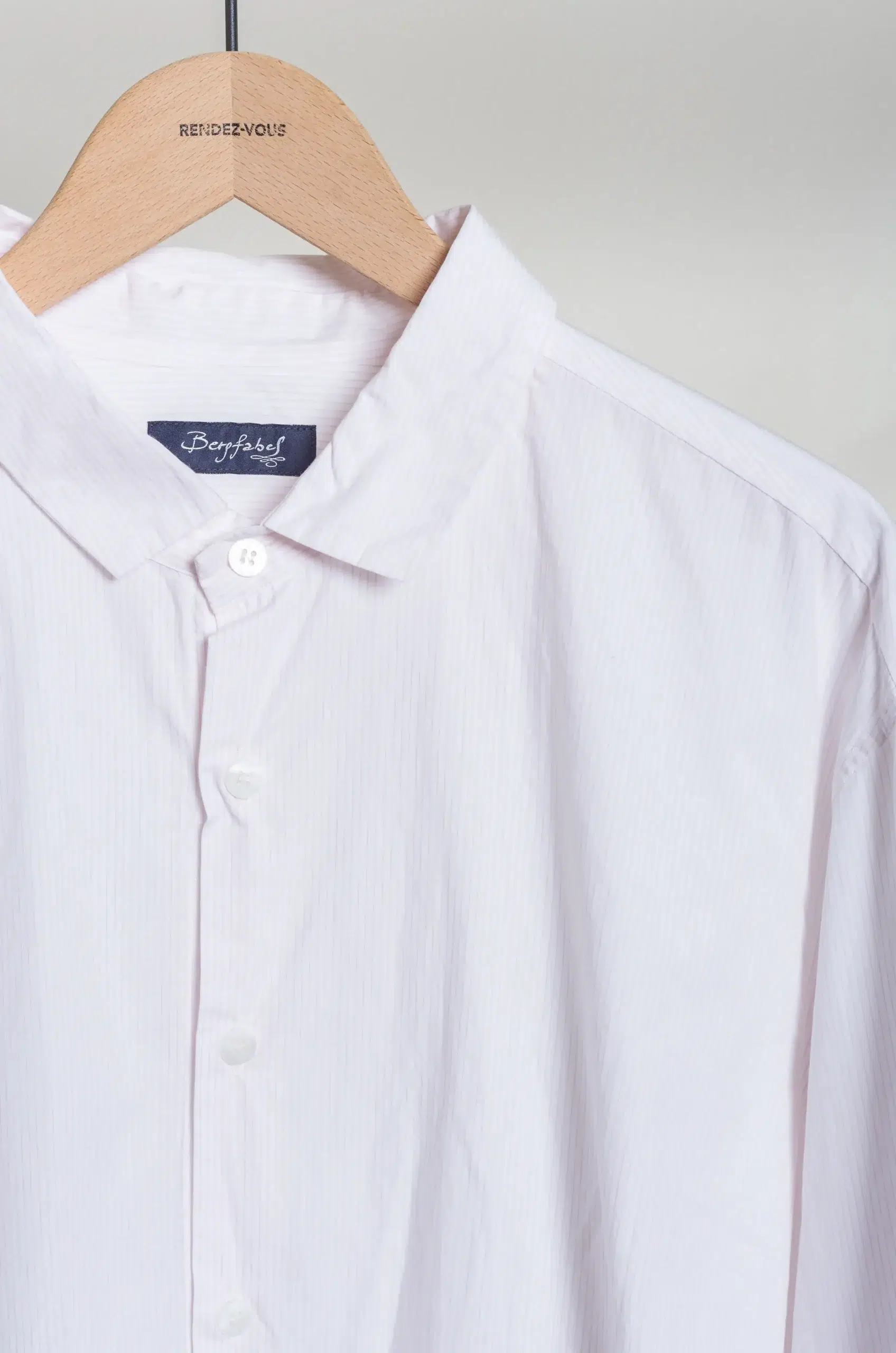 Bergfabel - MEN Farmer Shirt BFMSH40/K82 - Pink Stripe