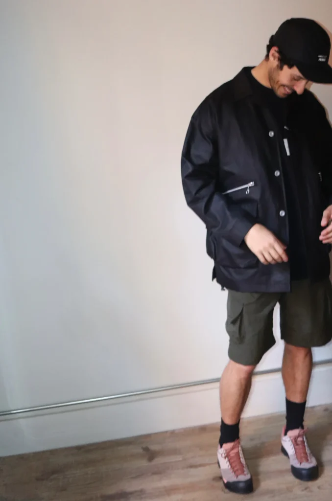 PACHMAN パハマン　COBB JACKET PEGGED PANTS Comme Des Garcons Homme Patchwork Cotton Nylon Multi Jacket