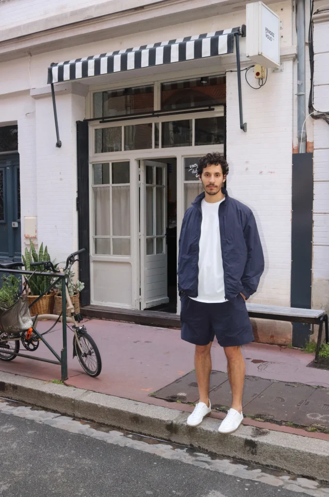 Y - Jacket Recycle Nylon Mix Tafetta BZ Navy - Rendez-Vous Store