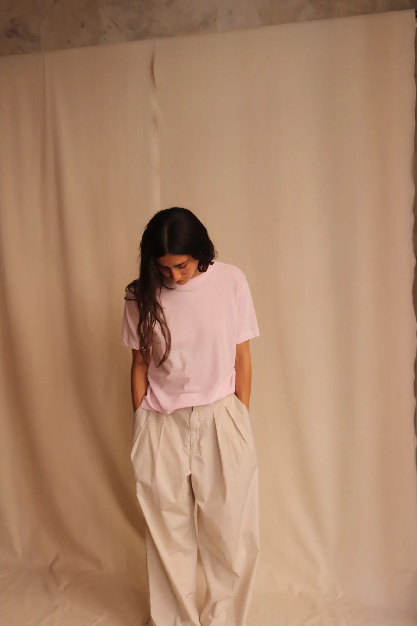 ATON - FRESCA SINGLE JERSERY STANDARD T-SHIRT - PINK