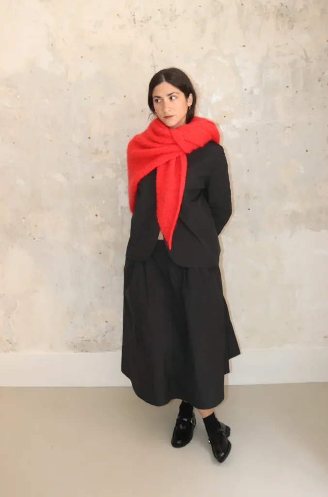 新品未使用【apuntob】　Scarf Towel vichy linen 新品未使用【apuntob】 Scarf Towel vichy linen
