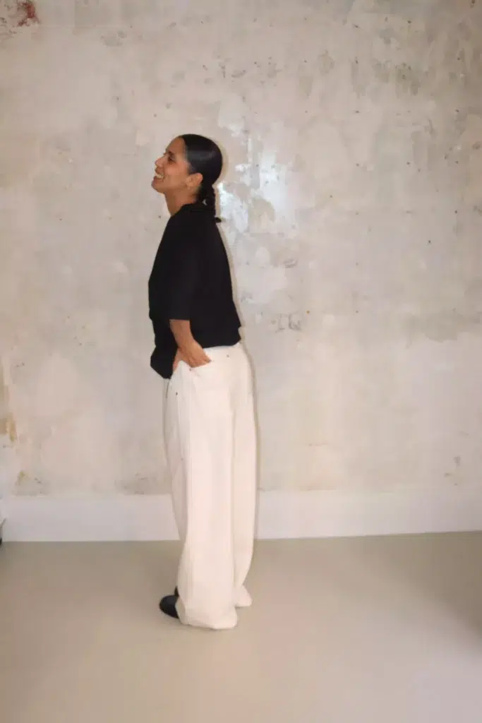 Tanaka Women Work Jean Trousers White