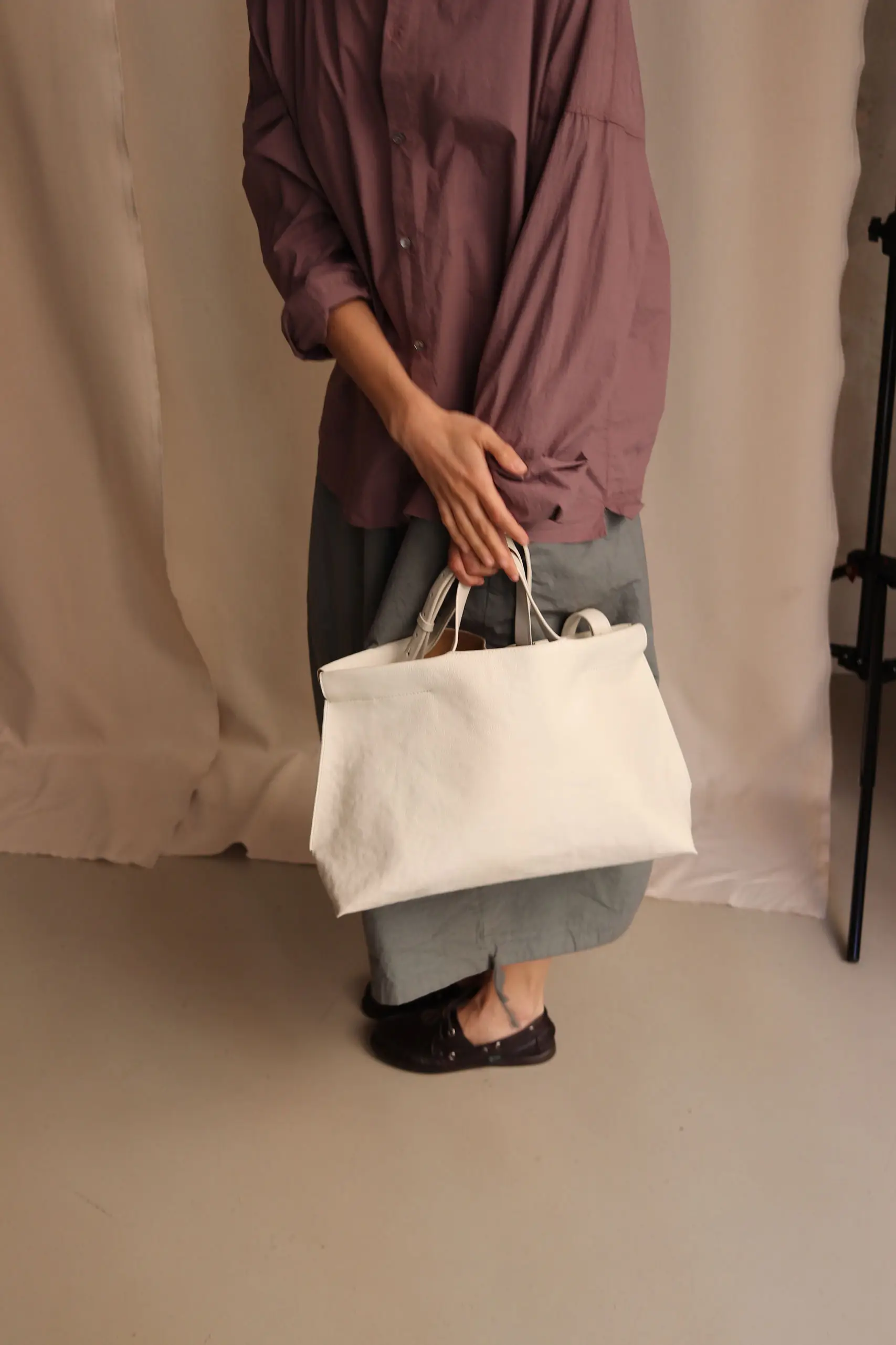 Bea Mombaers bags - SHOPPER MIDI Matte - CHALK