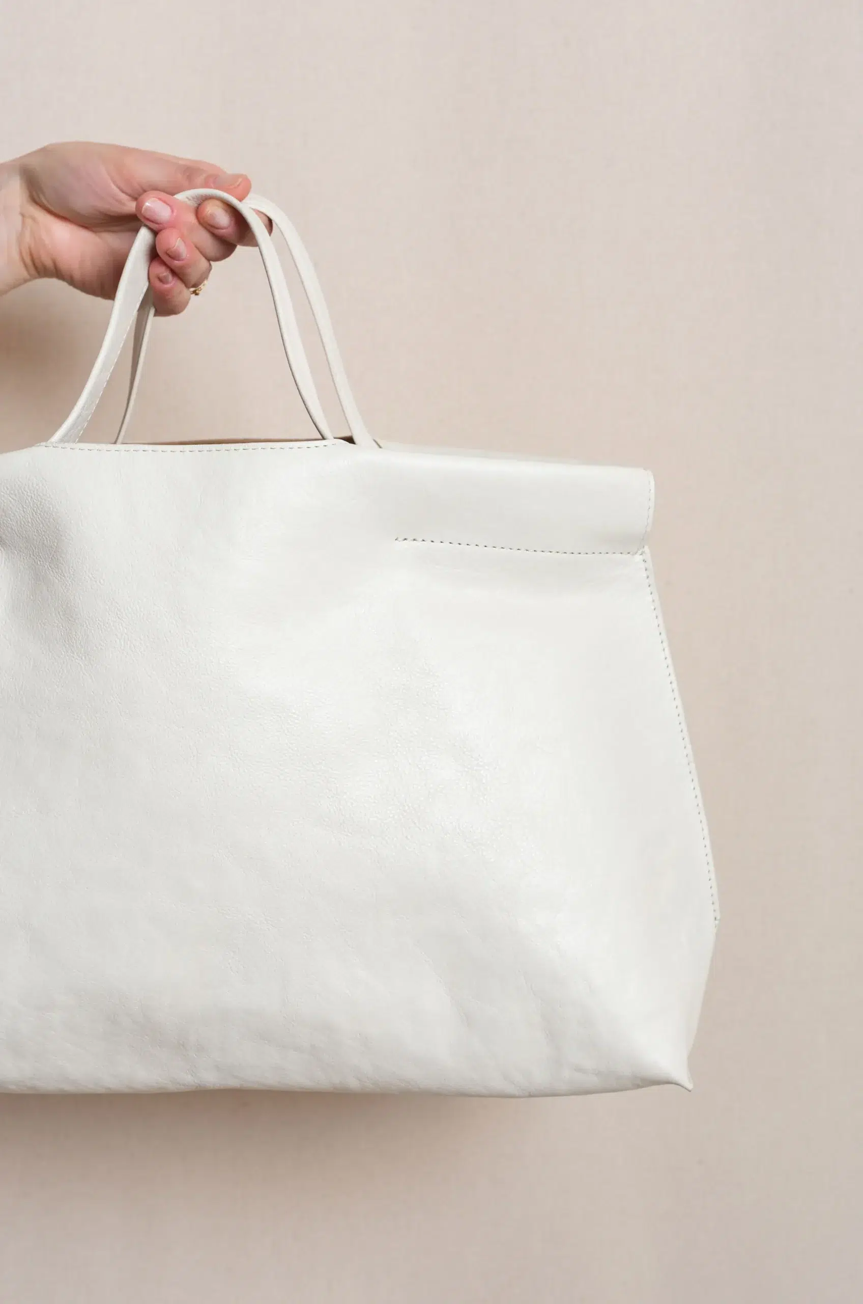 Bea Mombaers bags - SHOPPER MIDI Matte - CHALK