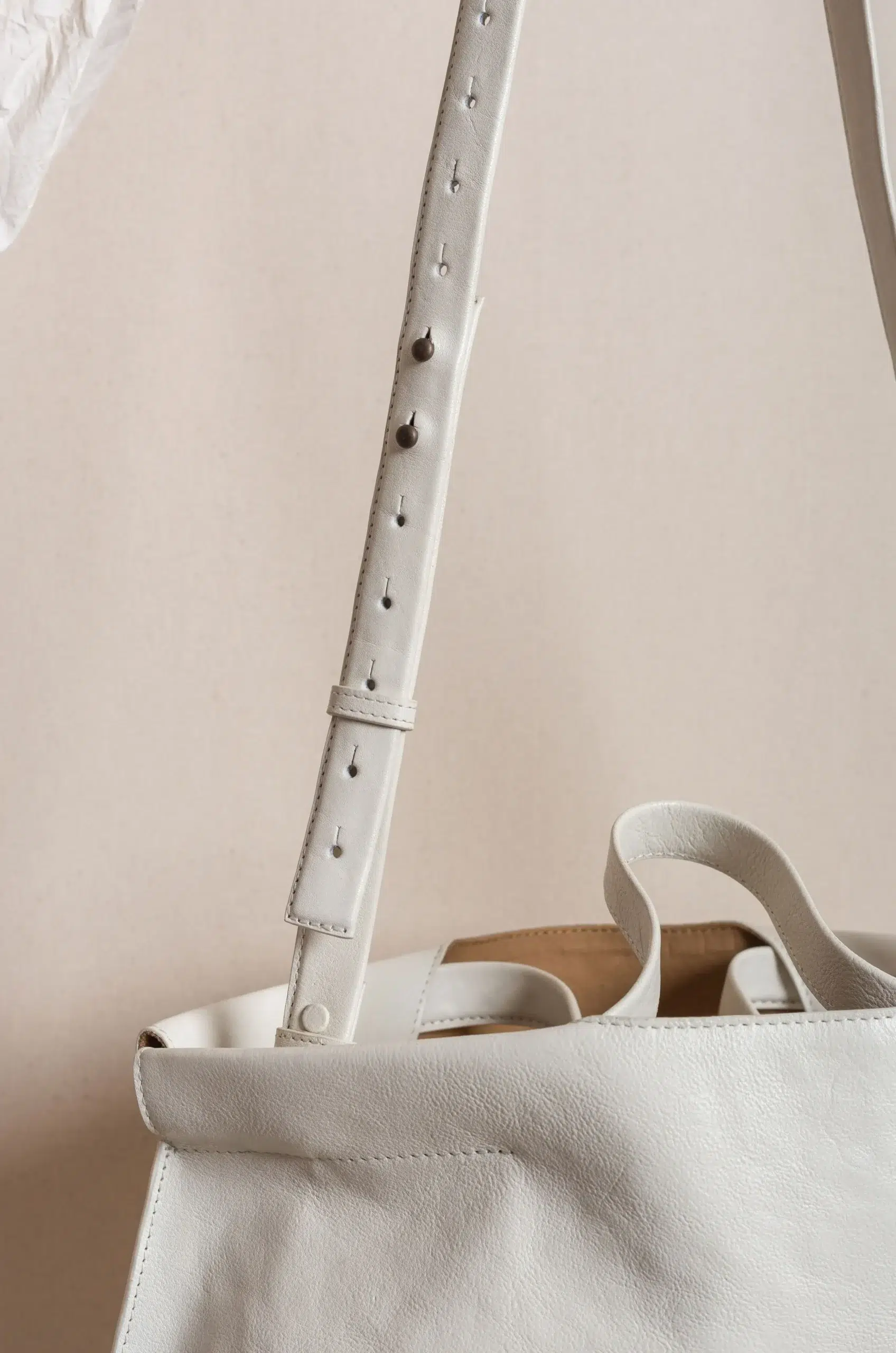 Bea Mombaers bags - SHOPPER MIDI Matte - CHALK
