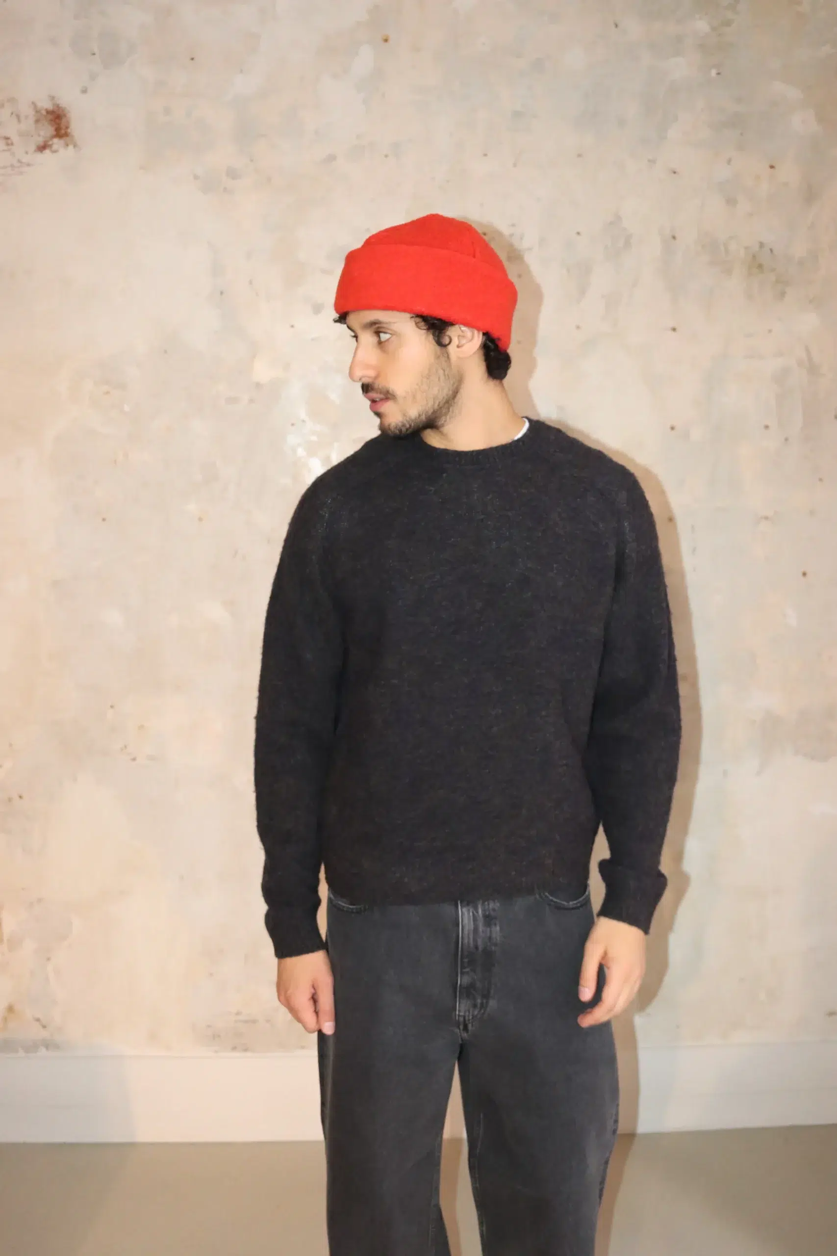 Câbleami - RECYCLE WOOL WATCH CAP 010-25AW - Orange