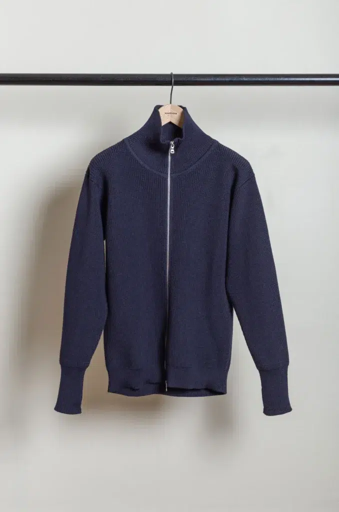 Andersen-Andersen - SAILOR FULL-ZIP - Navy Blue