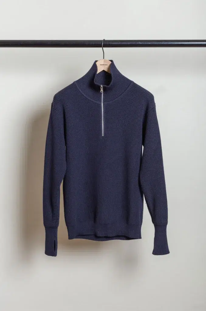 Andersen-Andersen - SAILOR HALF-ZIP - Navy Blue