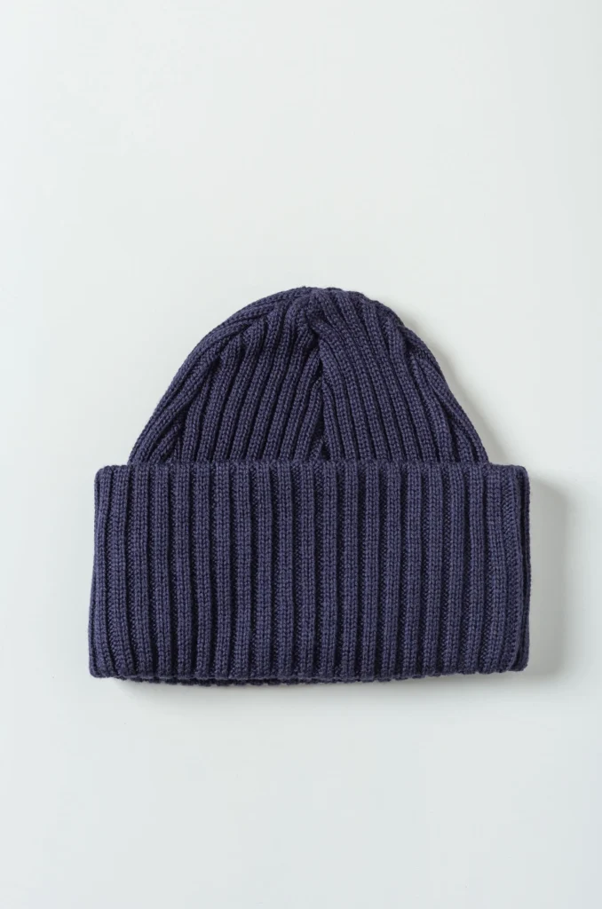 Batoner - SOLID WOOL KNIT CAP - NAVY