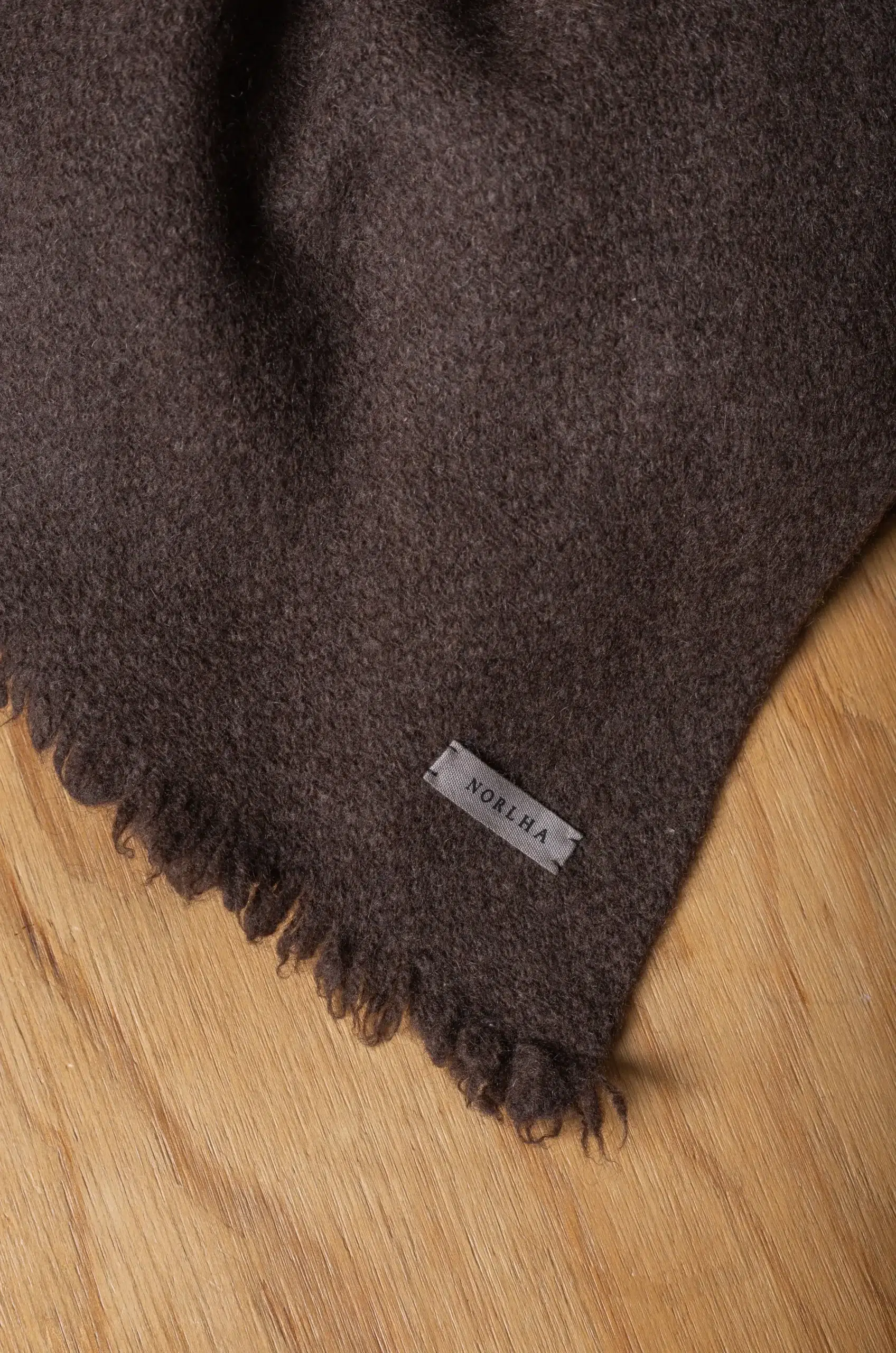 NORLHA - Nomad Net Scarf - Natural Yak Brown