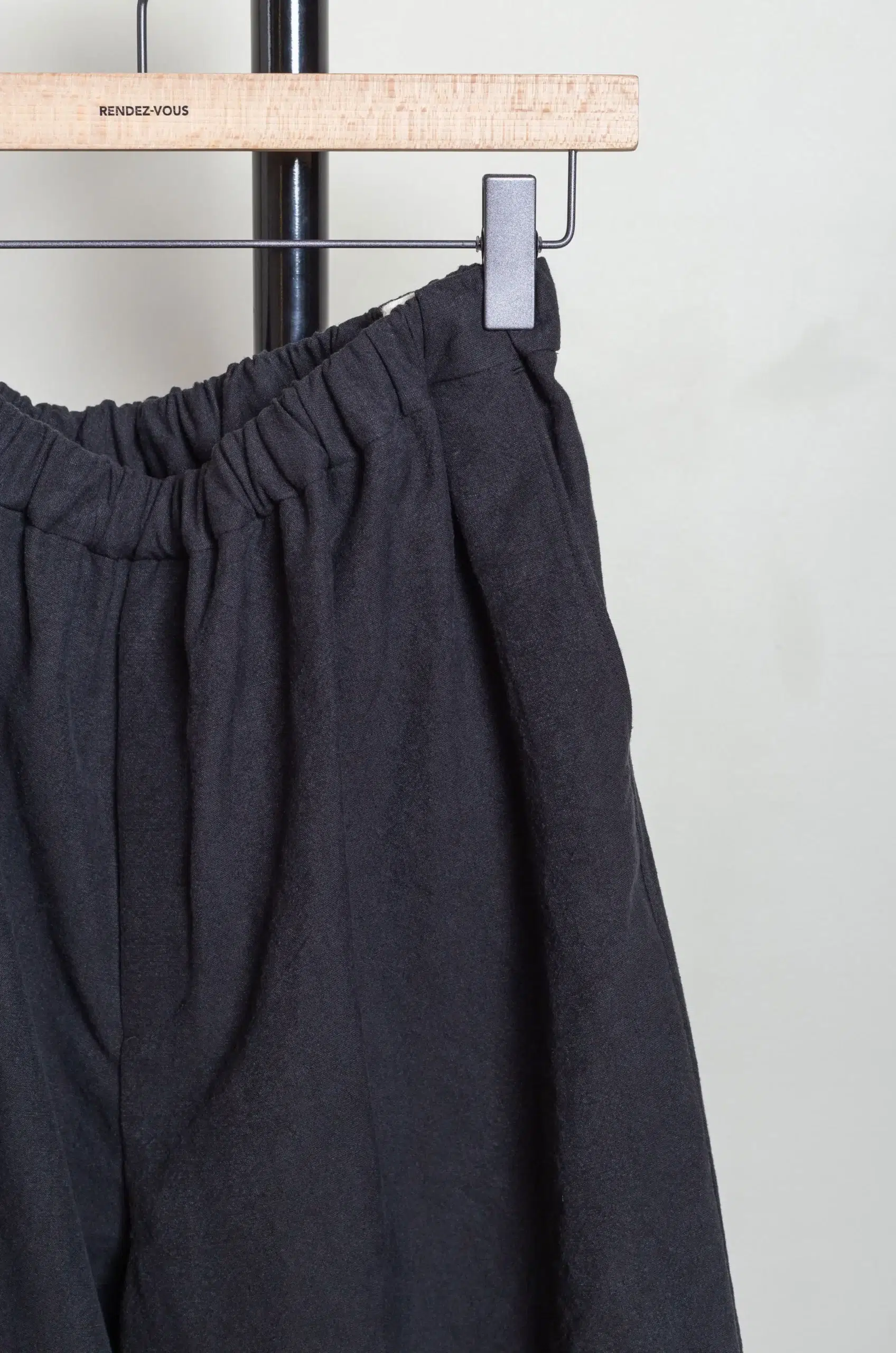 Yoko Sakamoto - WIDE EASY PANTS - BLACK