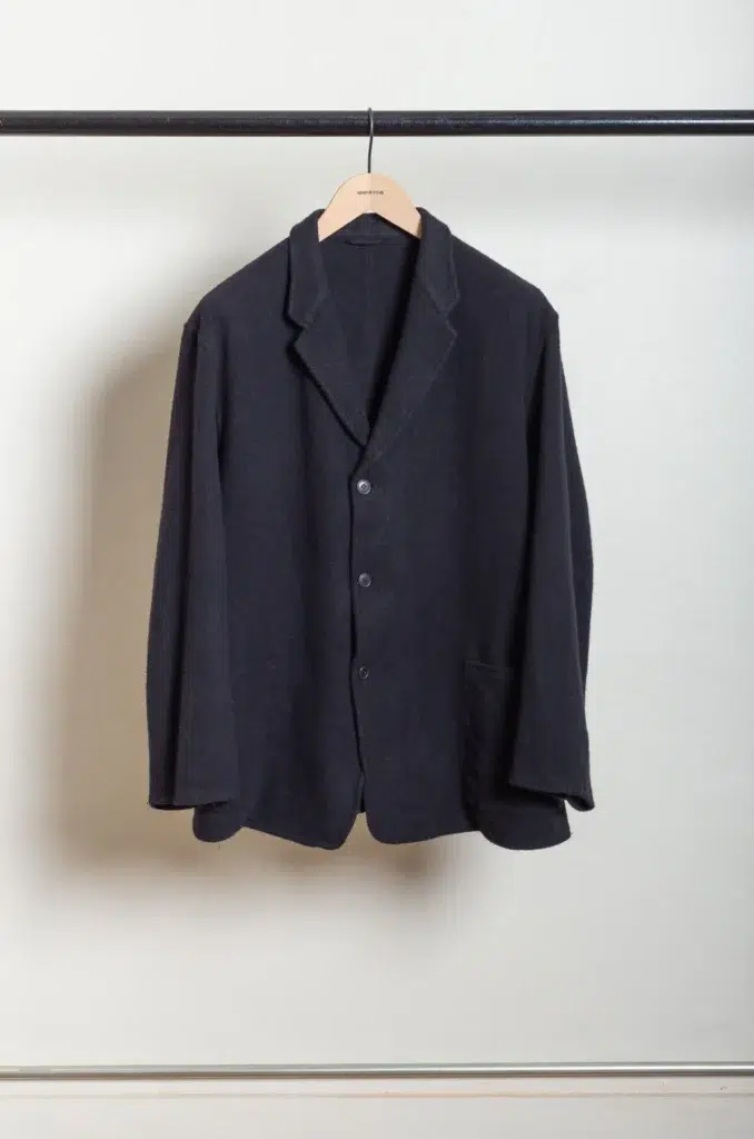 Comoli - WOOL JACKET C03-01023 - Black