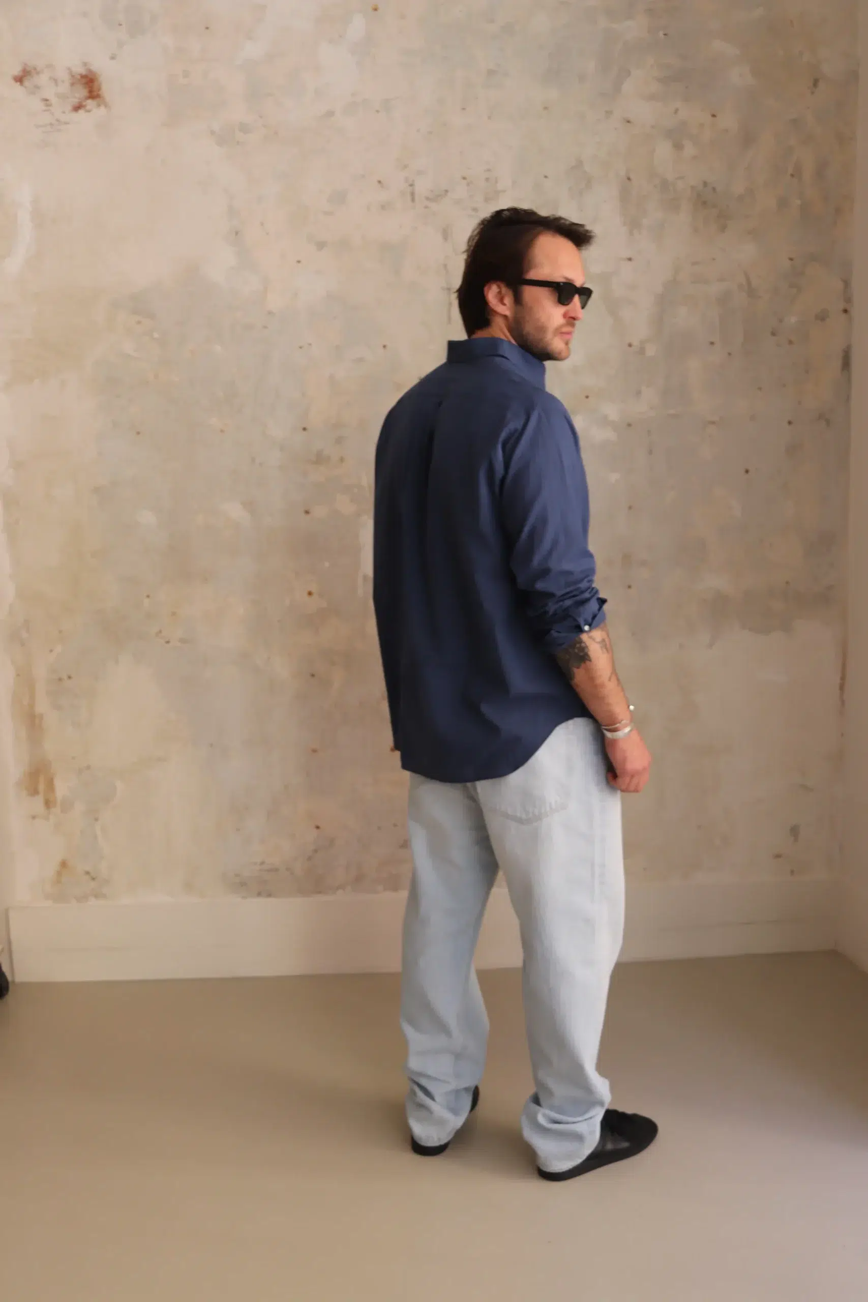 Kaptain Sunshine - MEN SHIRT KS26SSH17 - INDIGO