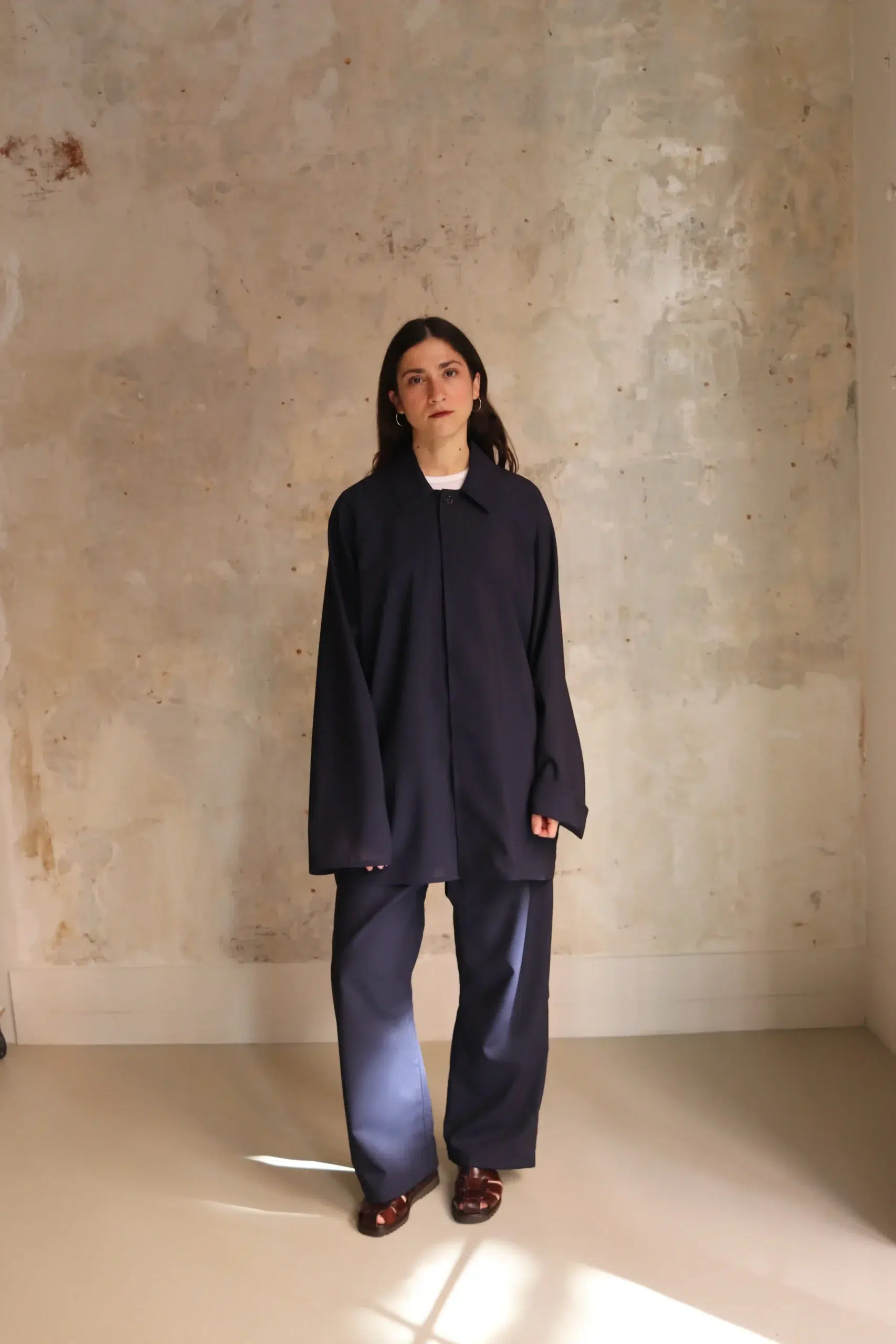Sofie D'Hoore - BEIRA Oversized Shirt - ECLIPSE