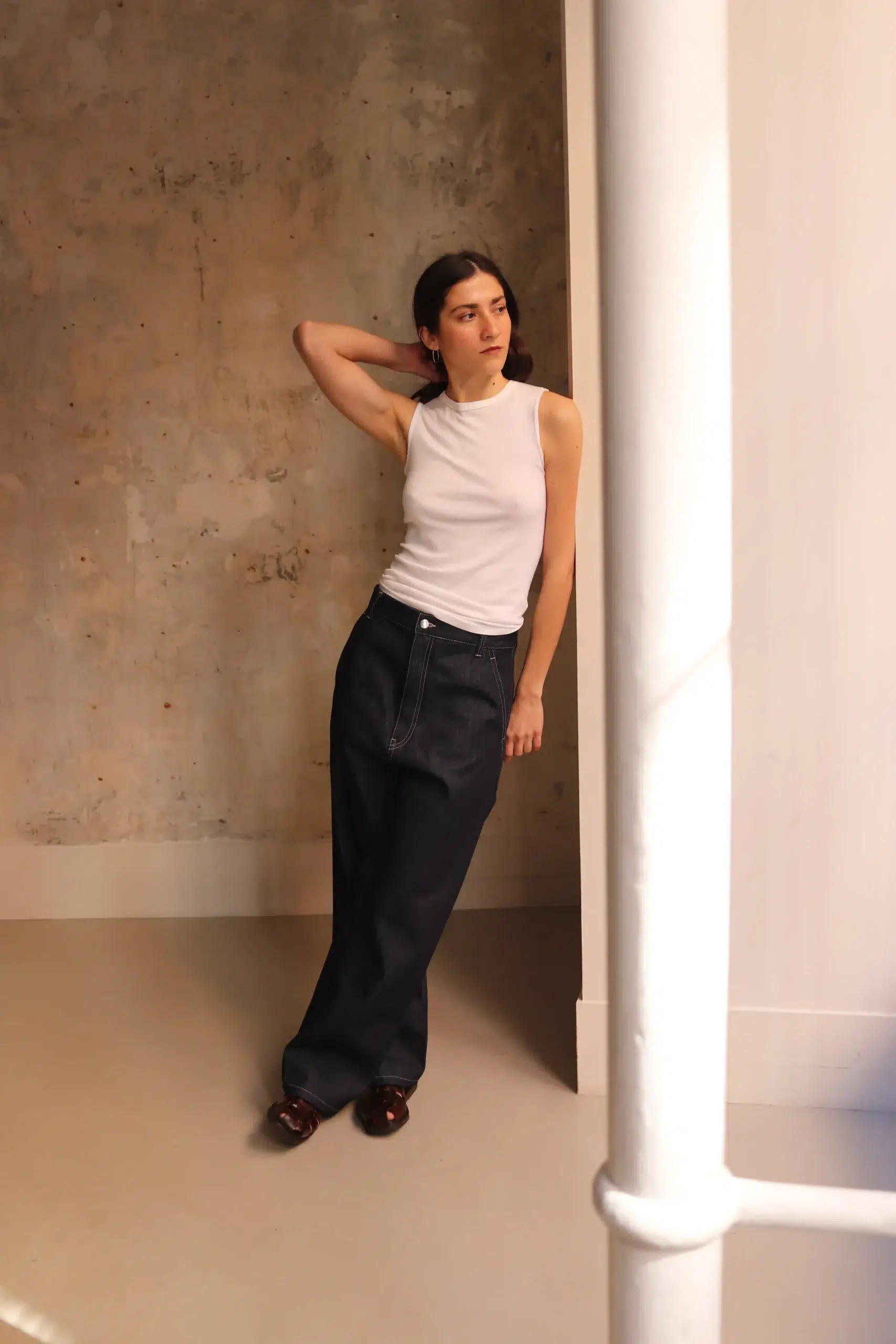 Sofie D'Hoore - PASAY Cropped Casual Pants - MIDNIGHT