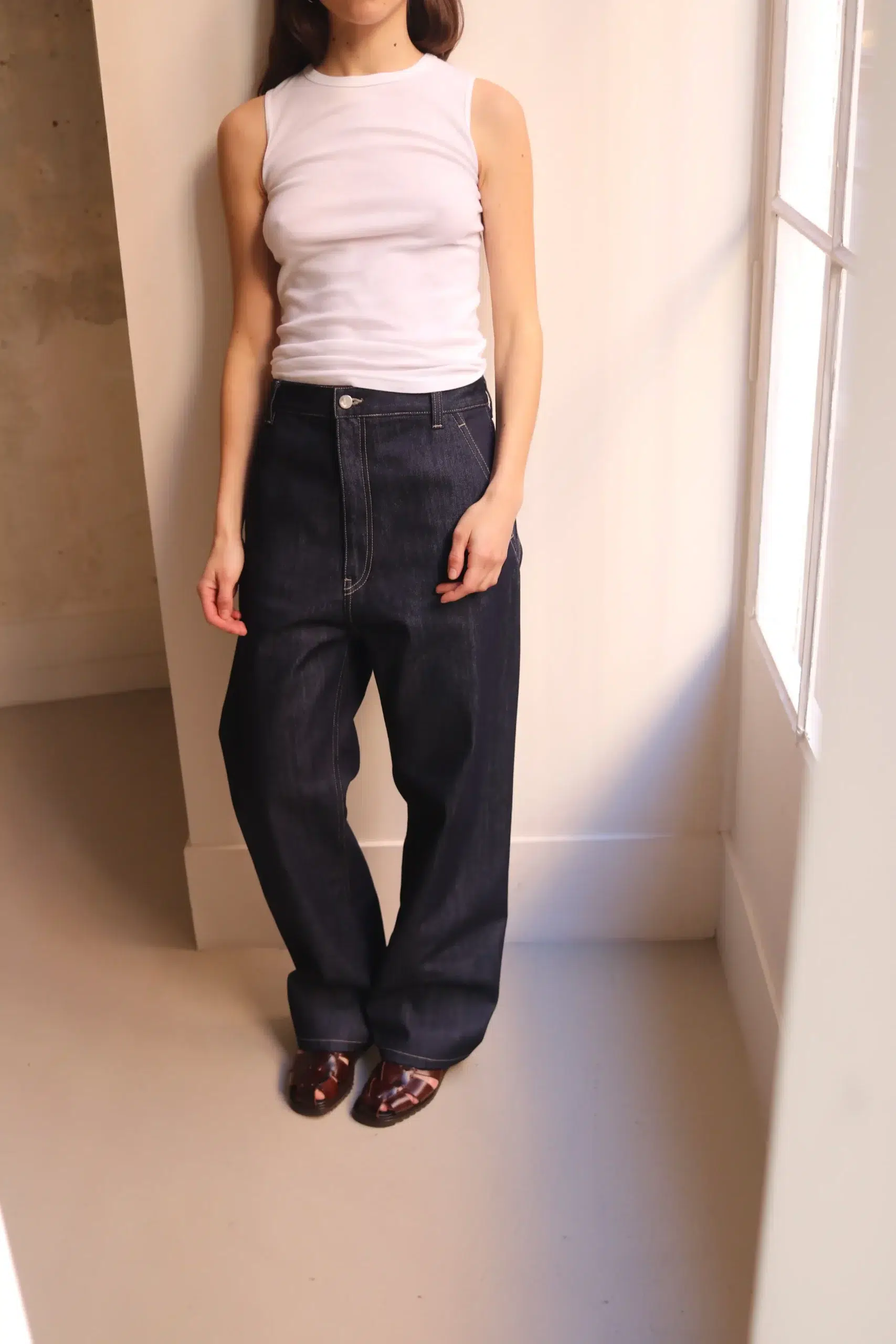 Sofie D'Hoore - PASAY Cropped Casual Pants - MIDNIGHT