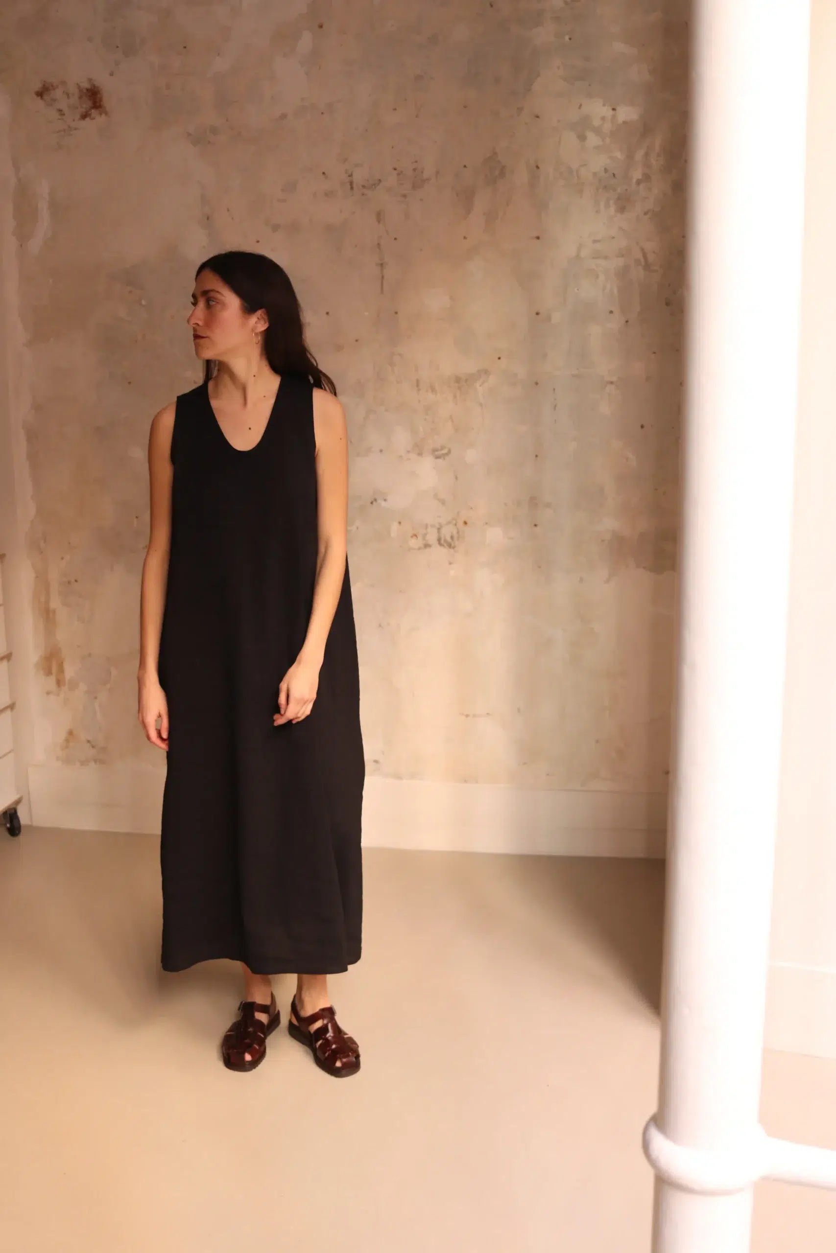 Sofie D'Hoore - DORAS A-shape Dress - BLACK