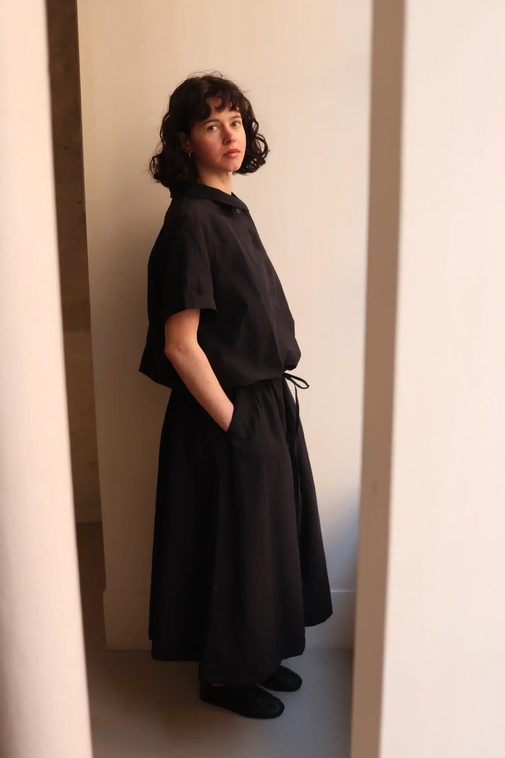 Bergfabel - ALMA SHIRT BFWSH272/K162 - BLACK