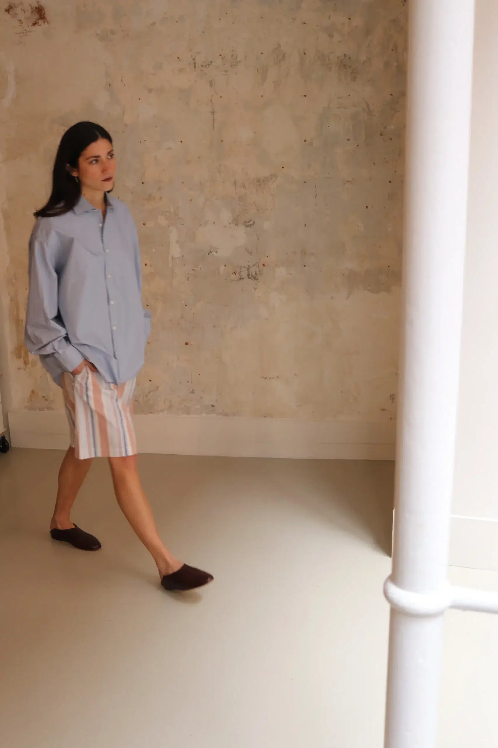 BASERANGE - CLAUDE SHORTS - MARTINIQUE BRICK