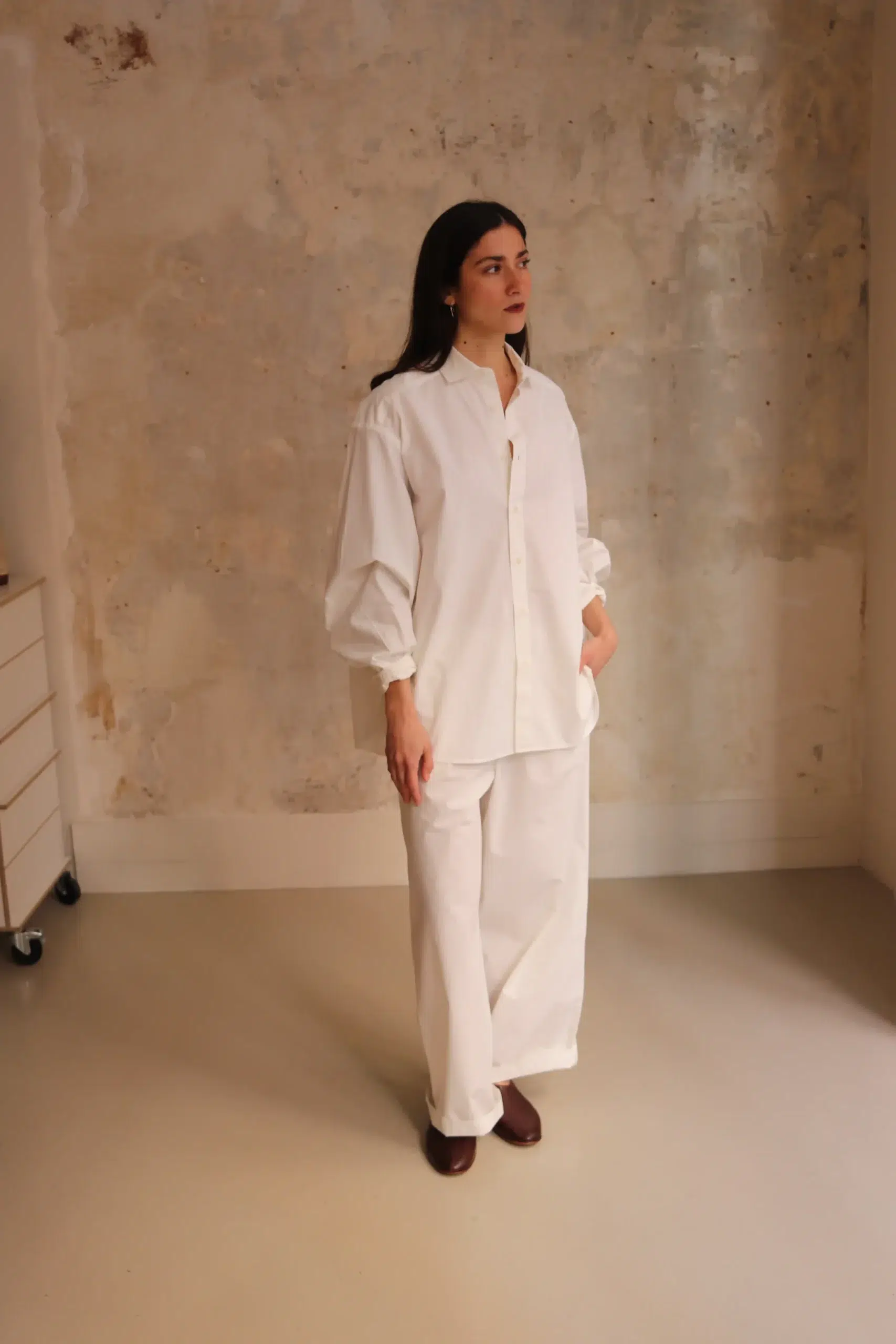 BASERANGE - KOLLA PANTS - UNDYED