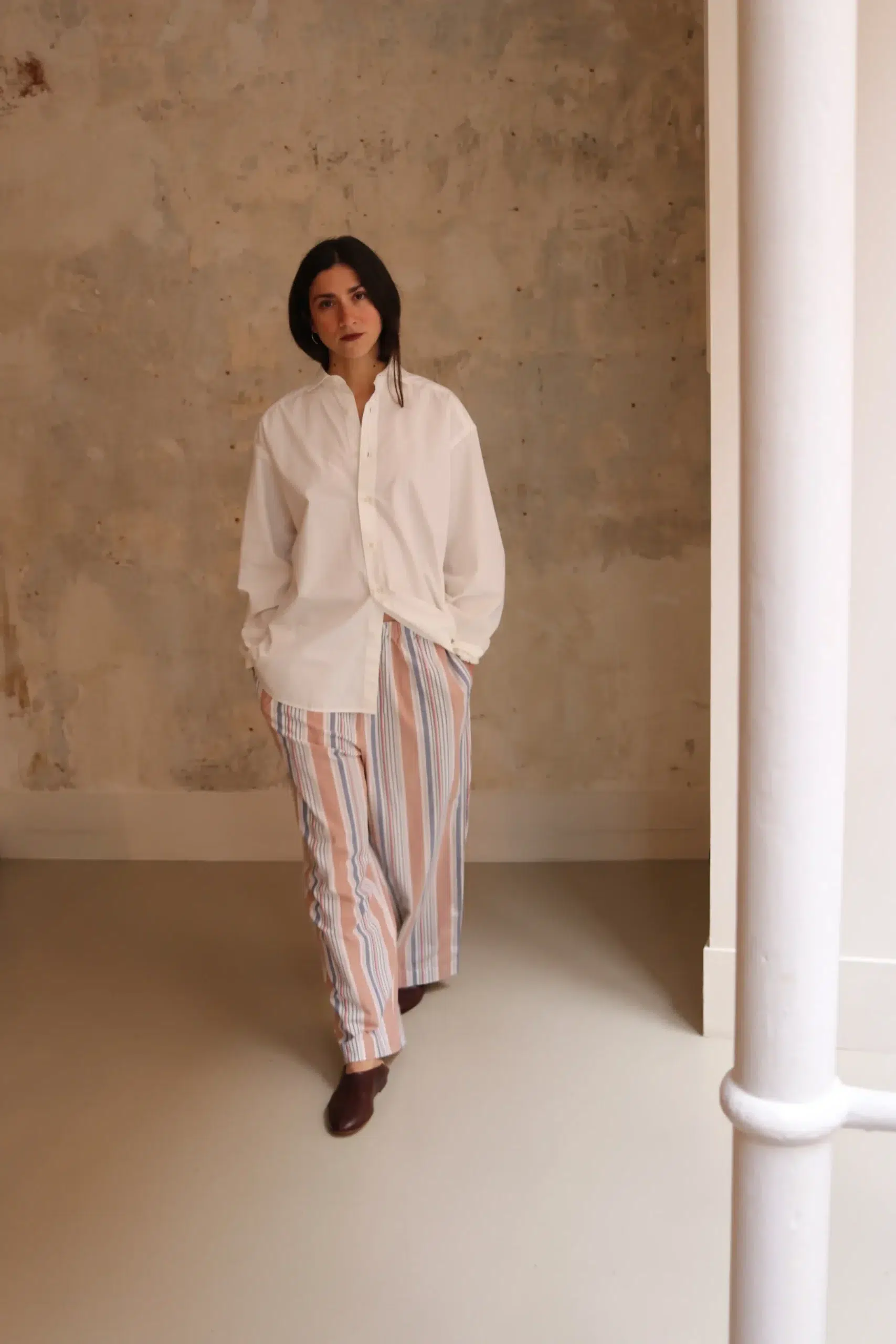 BASERANGE - CLAUDE PANTS - MARTINIQUE BRICK