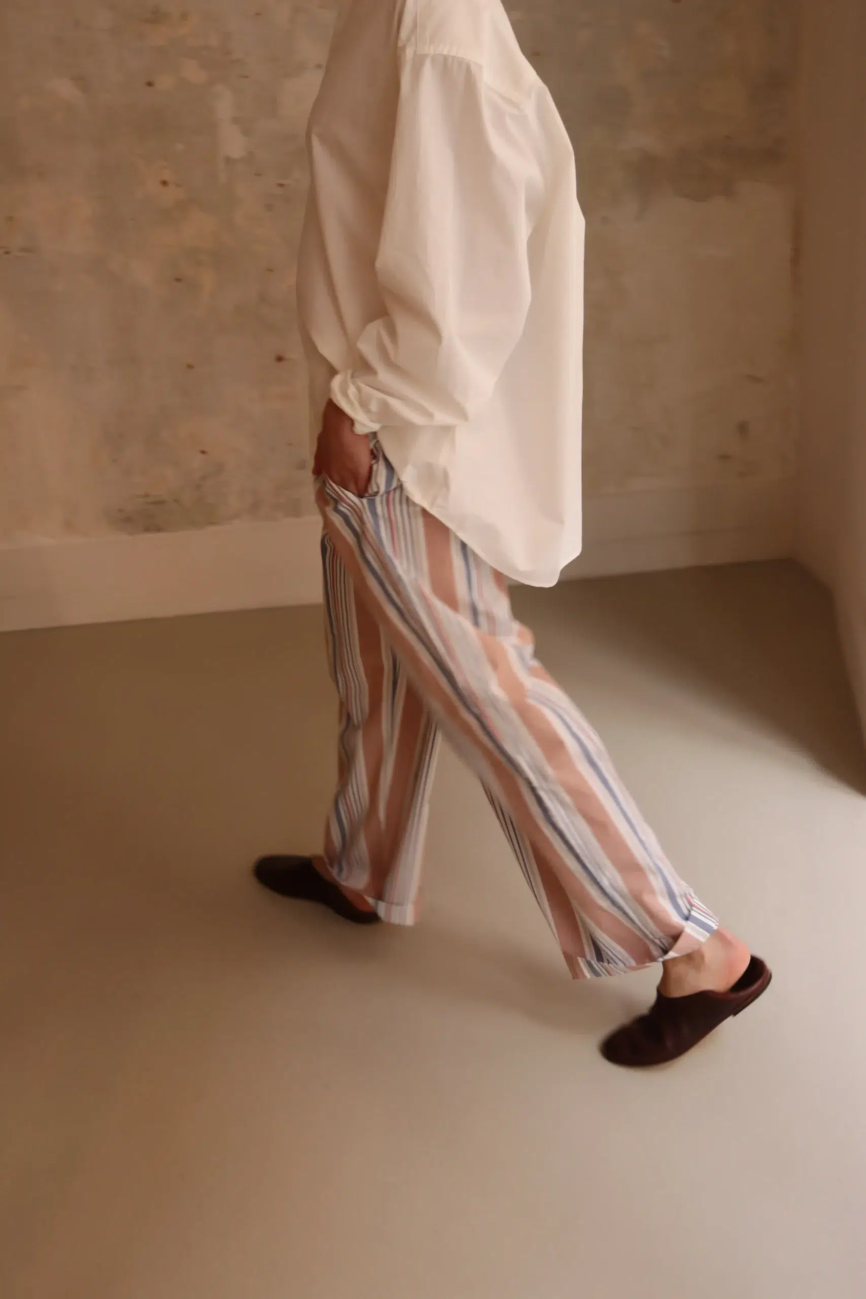 BASERANGE - CLAUDE PANTS - MARTINIQUE BRICK
