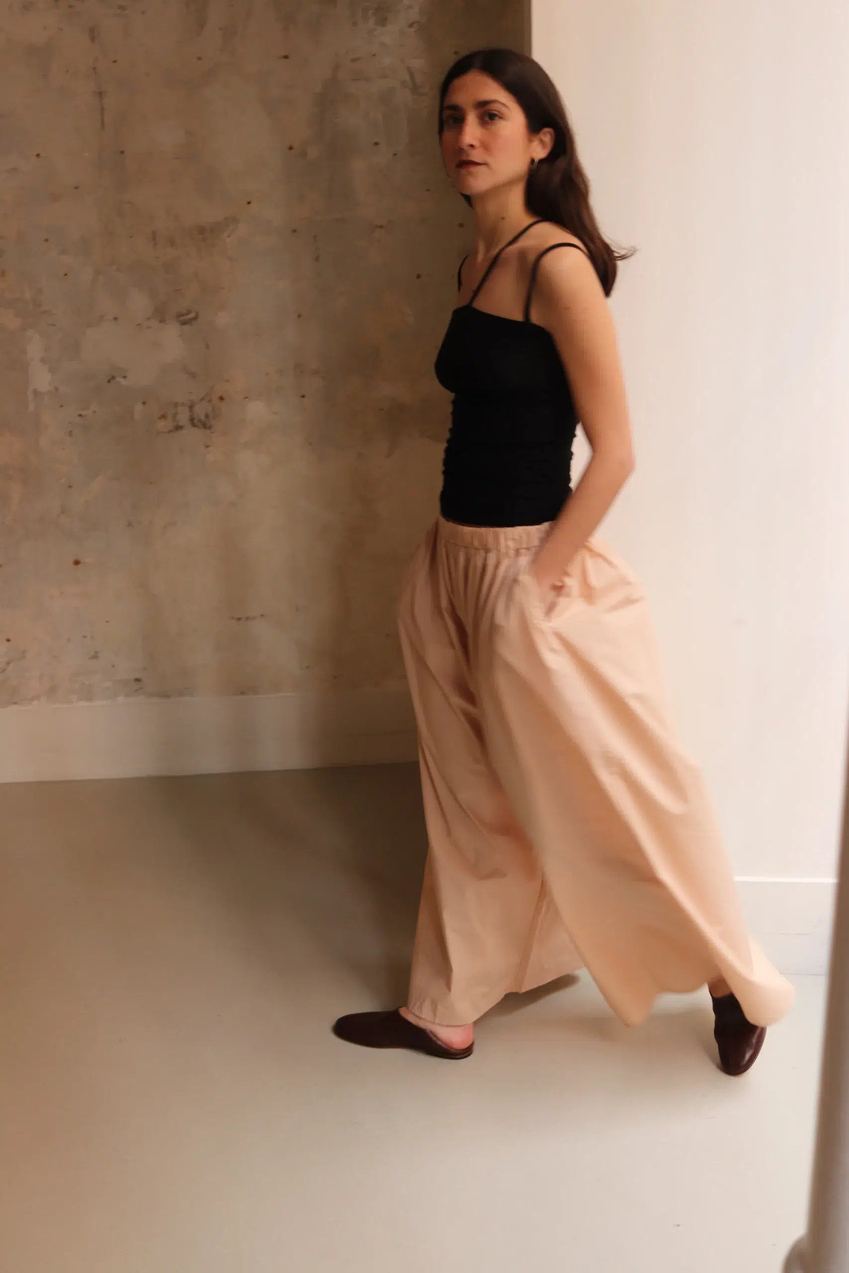 BASERANGE - CABLE PANTS - ANDRADITA SAND